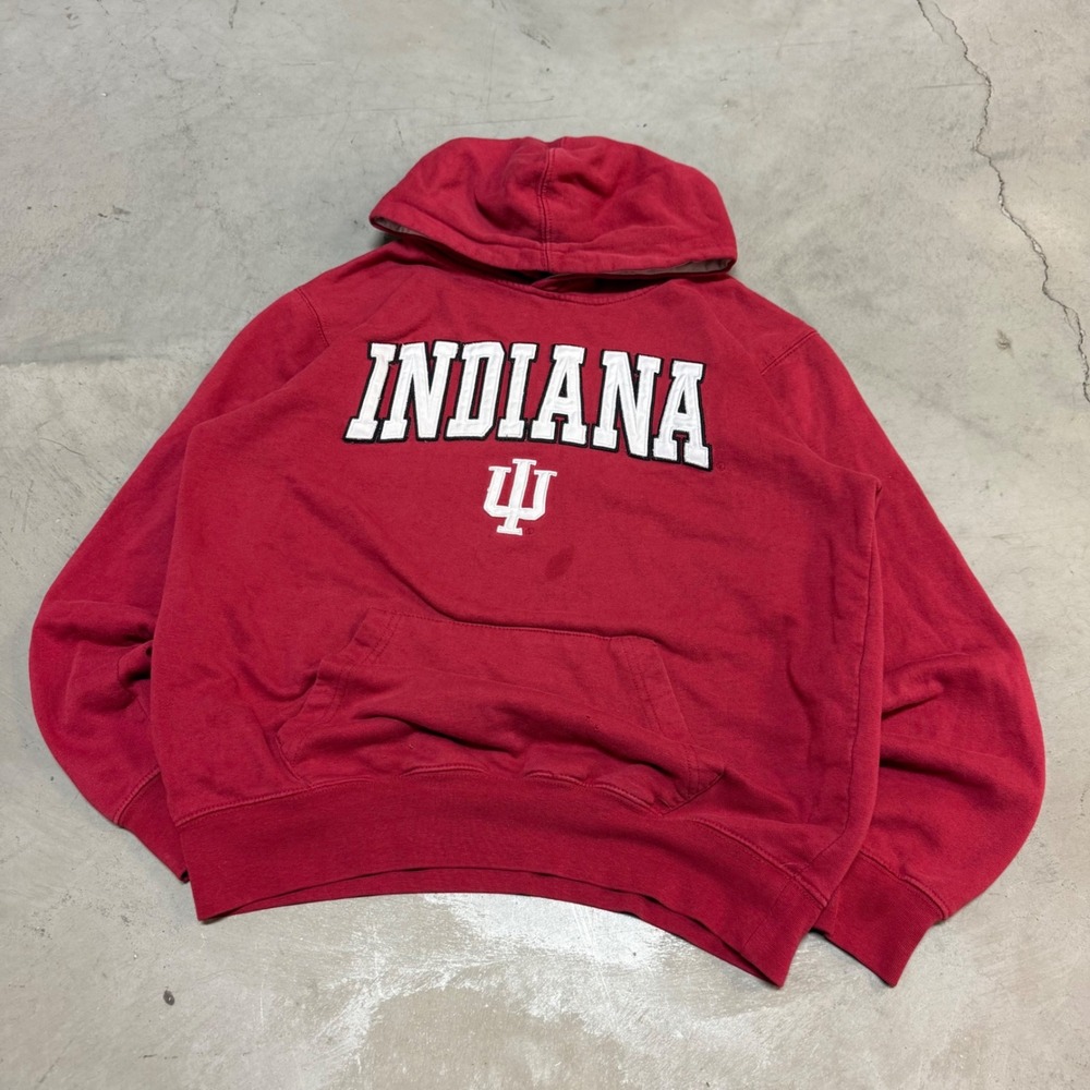 Red Indiana University Hoodie